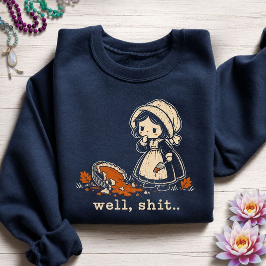 Pie Disaster Sweatshirt Navy