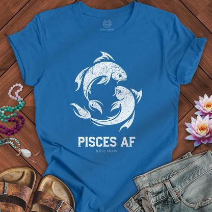 Lotus Moon Co. T-Shirt Pisces AF Tee Columbia Blue / S