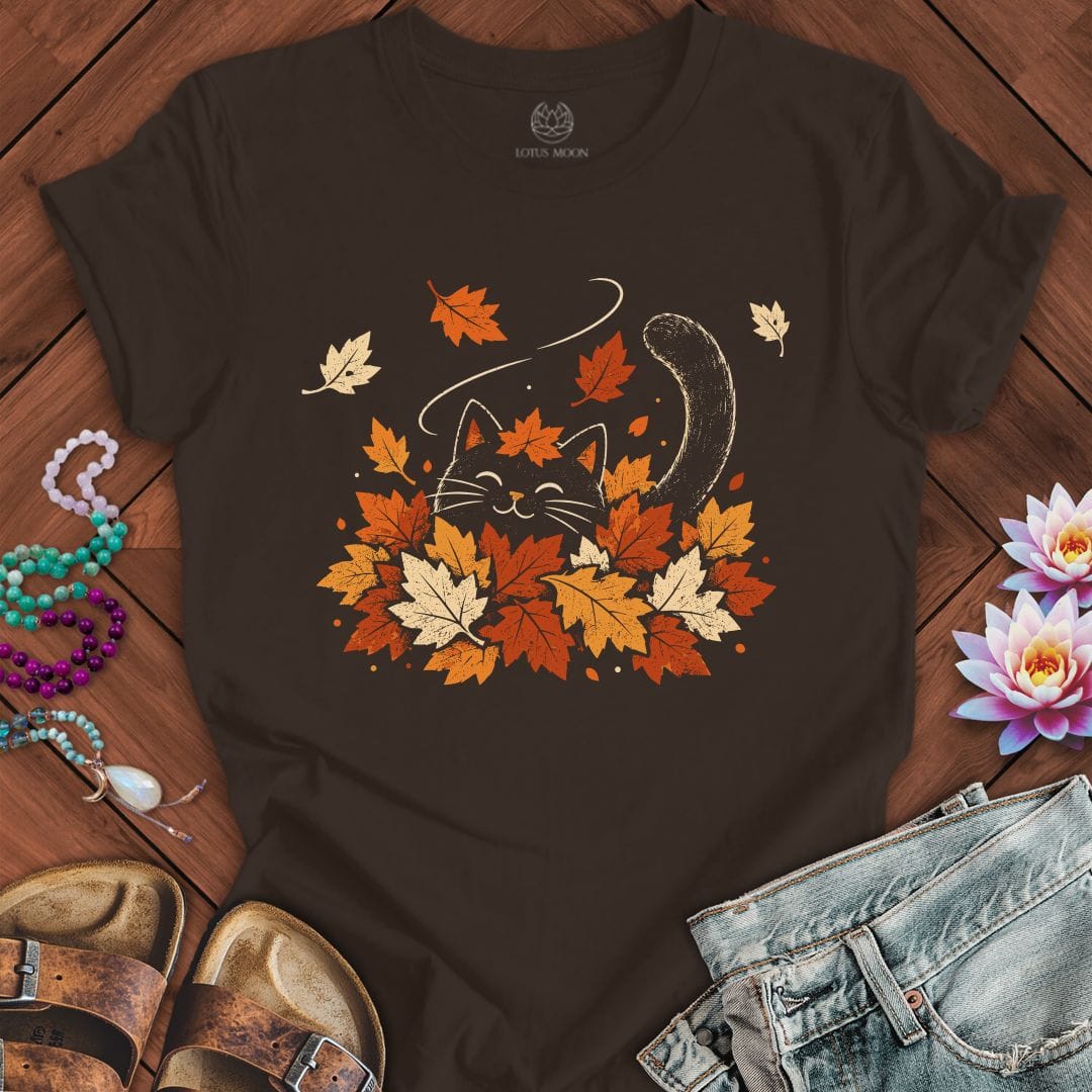 Playful Autumn Tee Brown