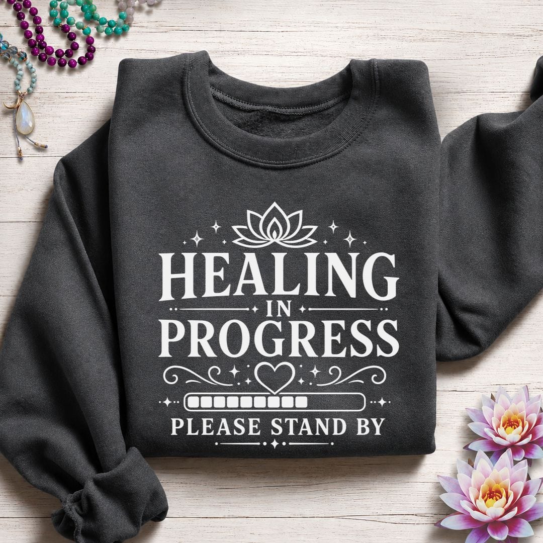Please Stand By Sweatshirt Dark Heather