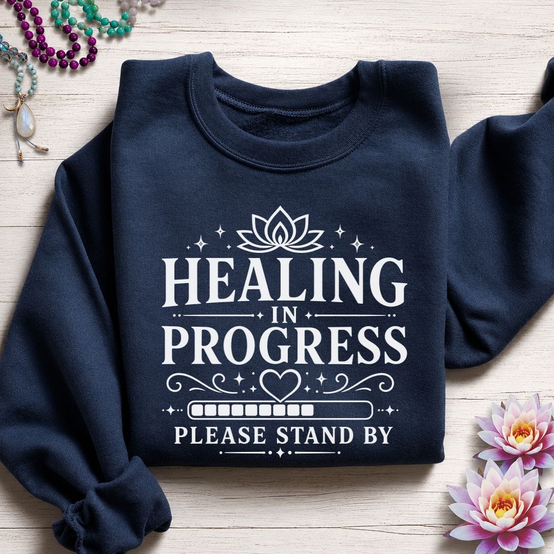 Please Stand By Sweatshirt Navy