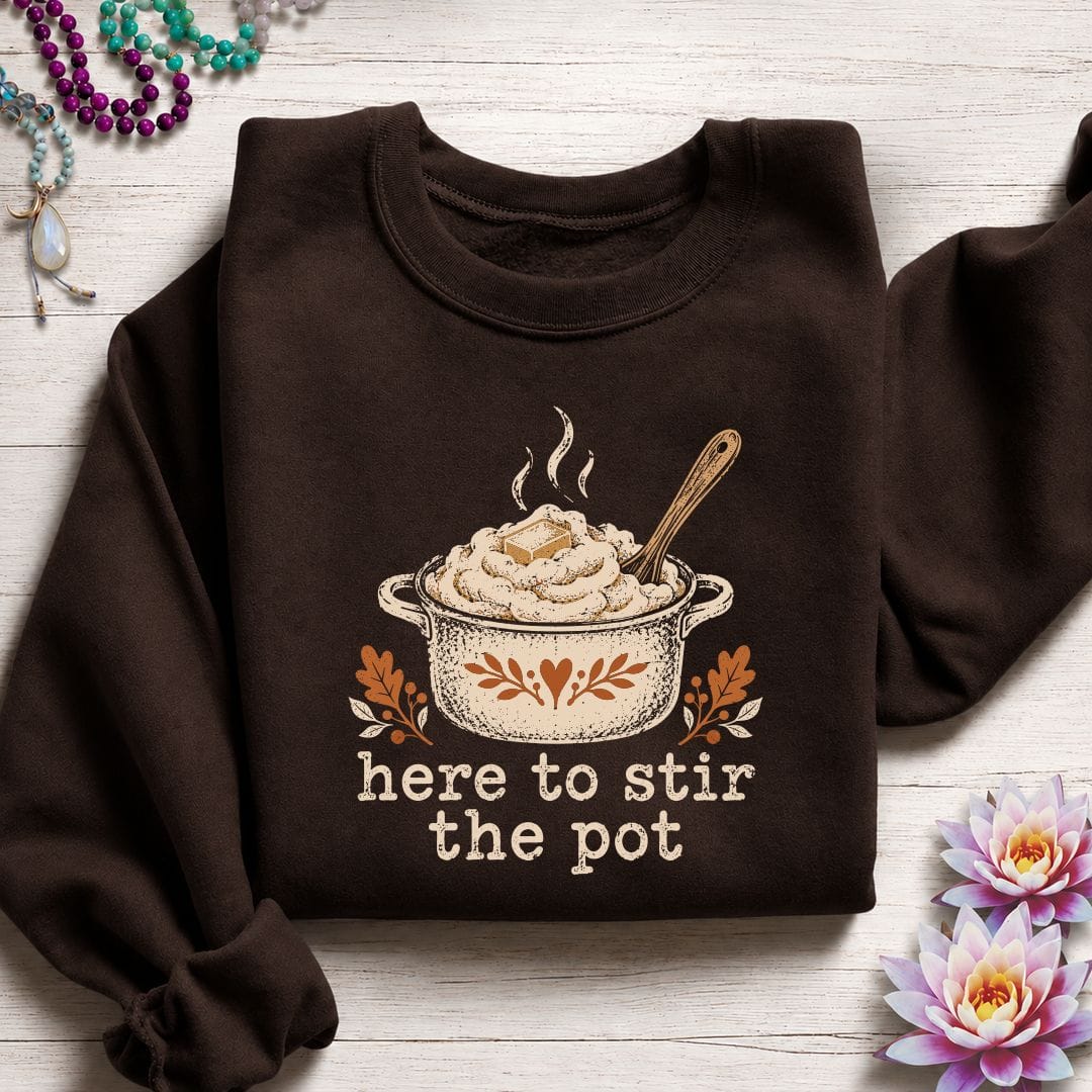 Potato Pot Sweatshirt Dark Chocolate