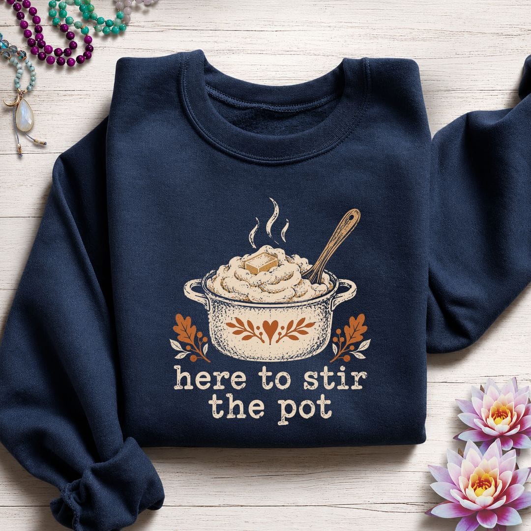 Potato Pot Sweatshirt Navy