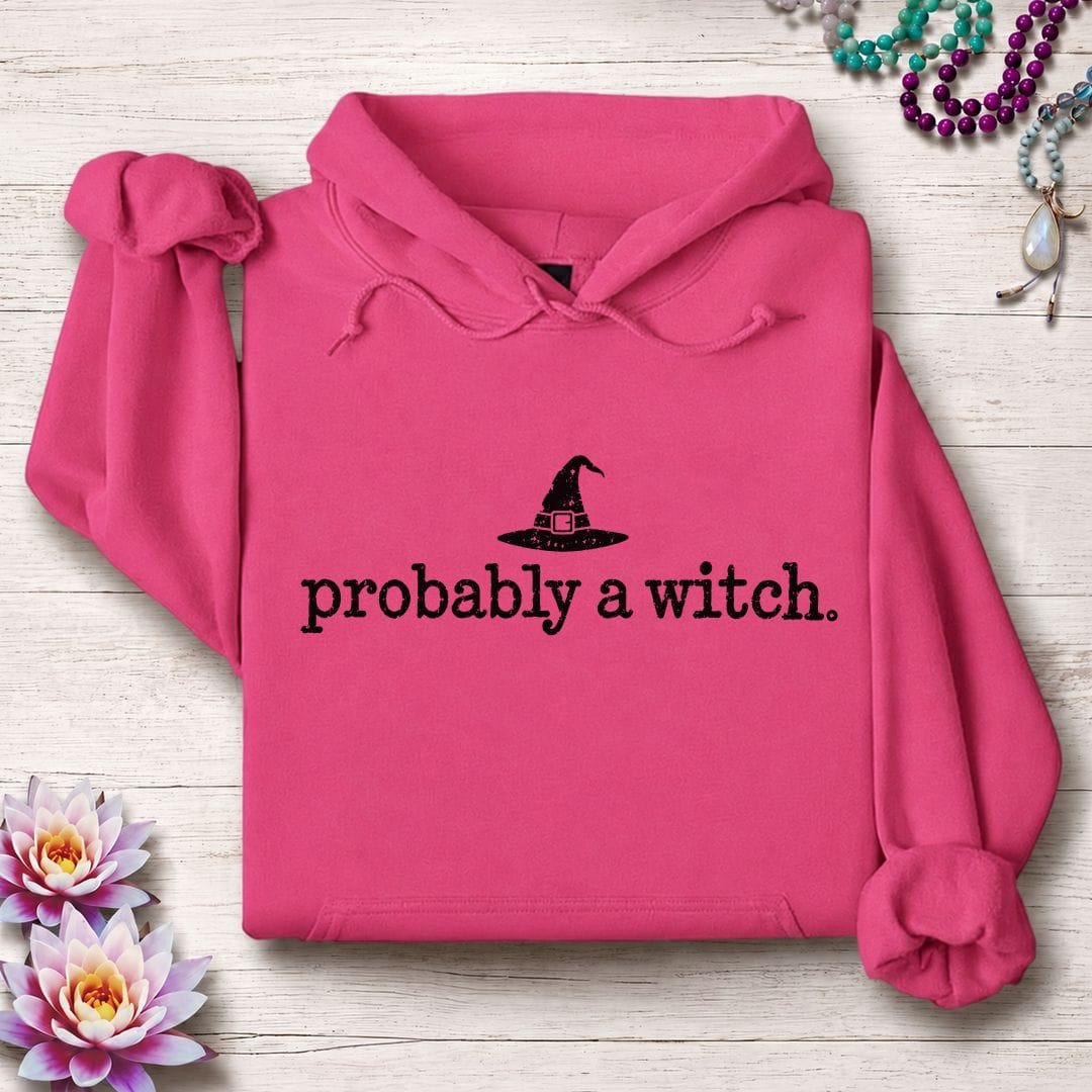 Probably A Witch Hoodie Heliconia