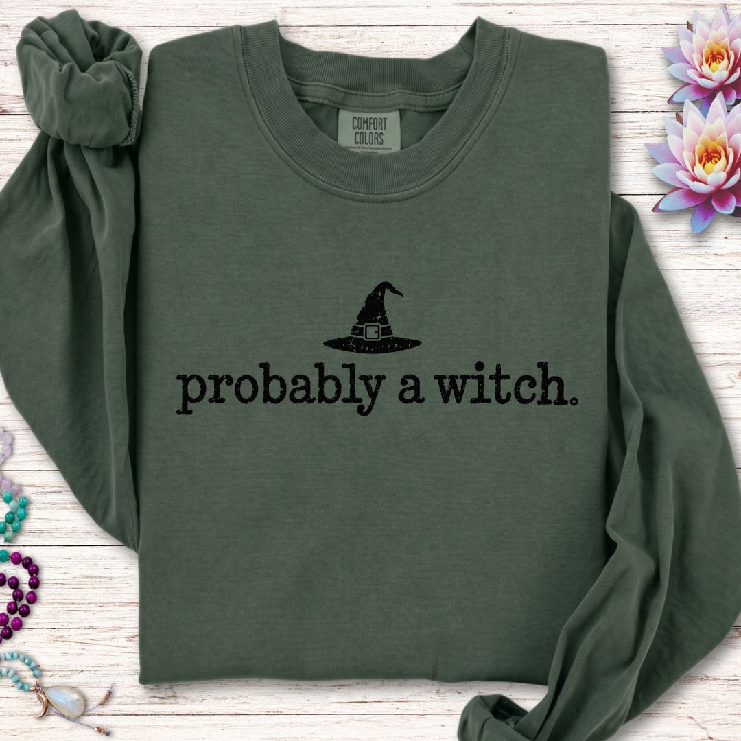 Probably A Witch Long Sleeve Tee Hemp