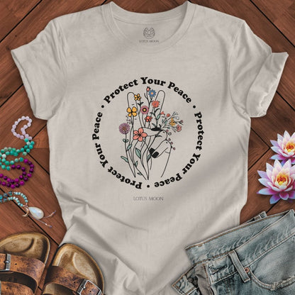 Protect Your Peace Tee Heather Dust