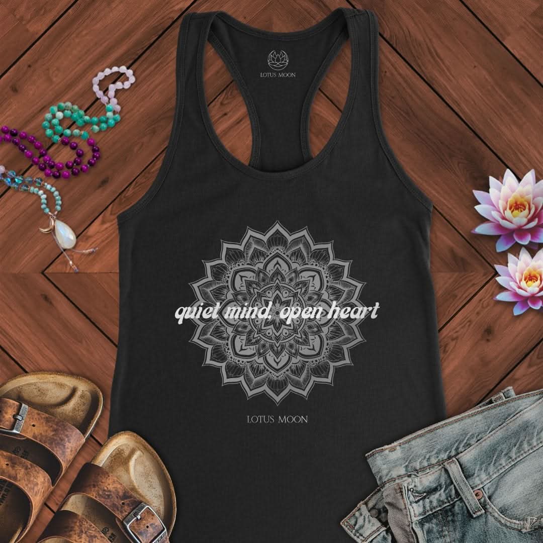 Quiet Mind Tank Solid Black