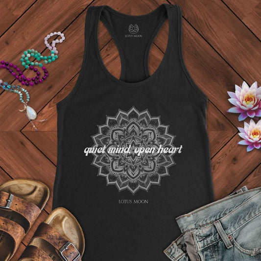 Quiet Mind Tank Solid Black