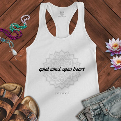Quiet Mind Tank Solid White