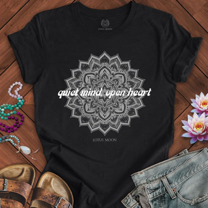 Quiet Mind Tee Solid Black Blend
