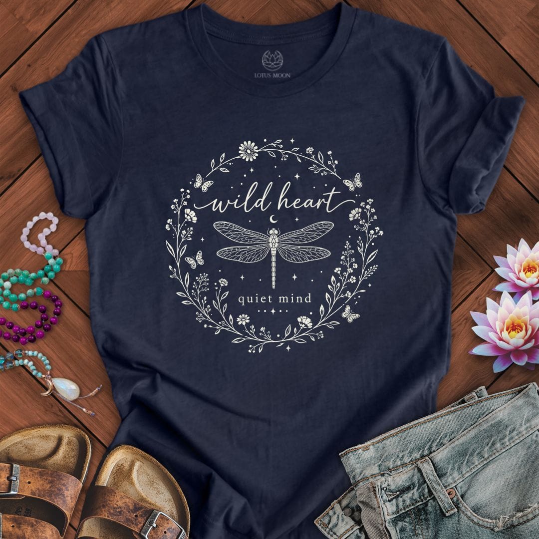 Printify T-Shirt Quiet Wild Tee Heather Midnight Navy / S