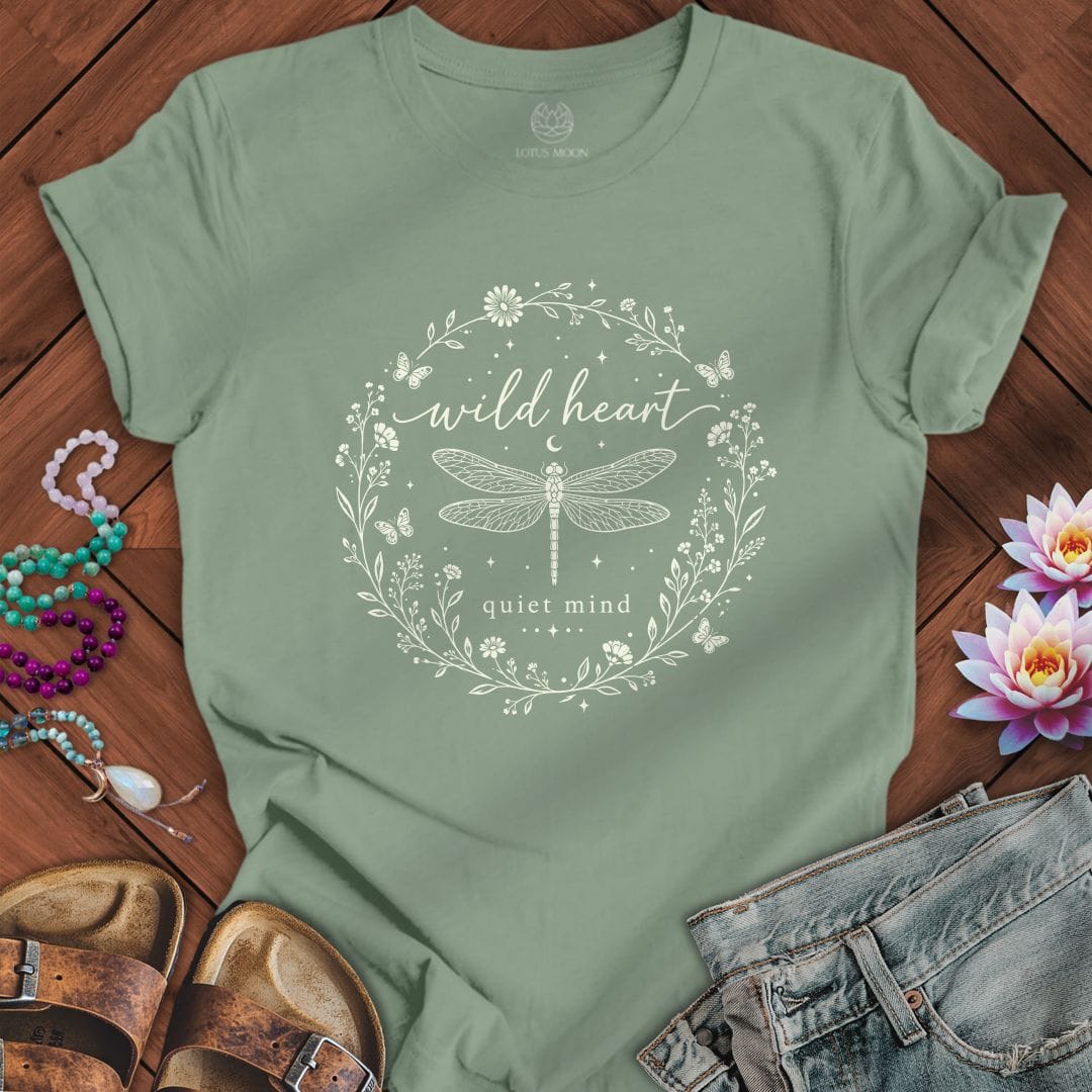 Printify T-Shirt Quiet Wild Tee Sage / S