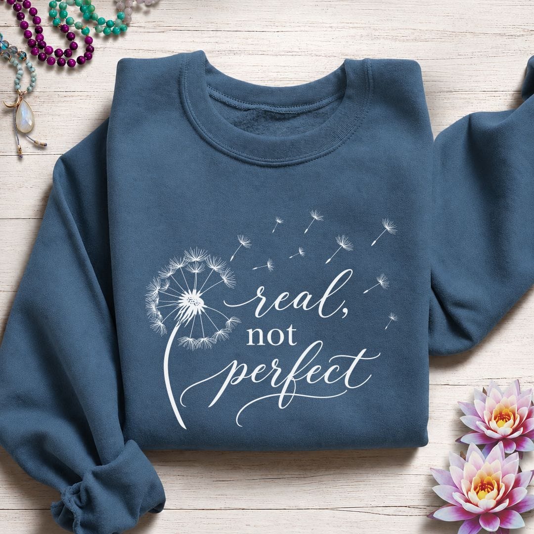 Real Not Perfect Sweatshirt Indigo Blue