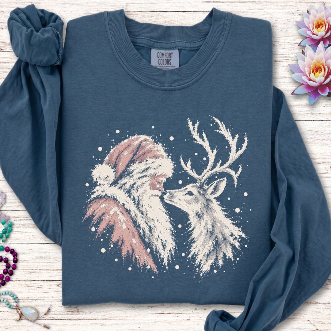Reindeer Love Long Sleeve Tee Midnight