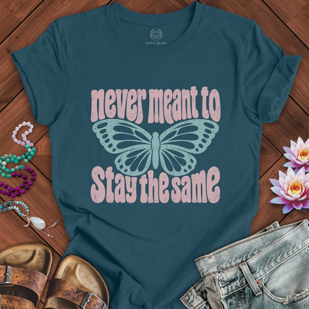 Printify T-Shirt Retro Butterfly Tee Deep Teal / S