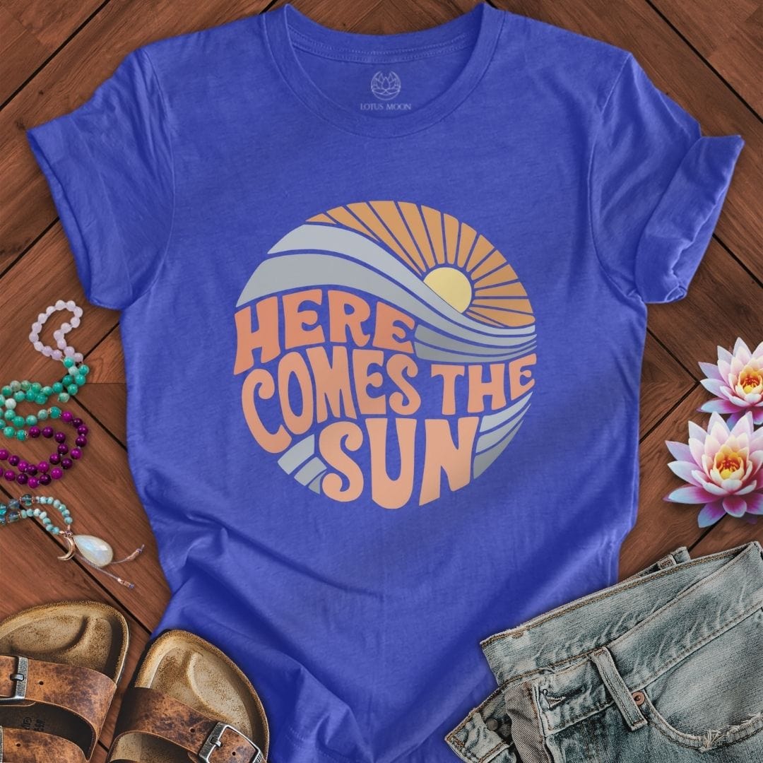 Retro Sun Tee Heather True Royal