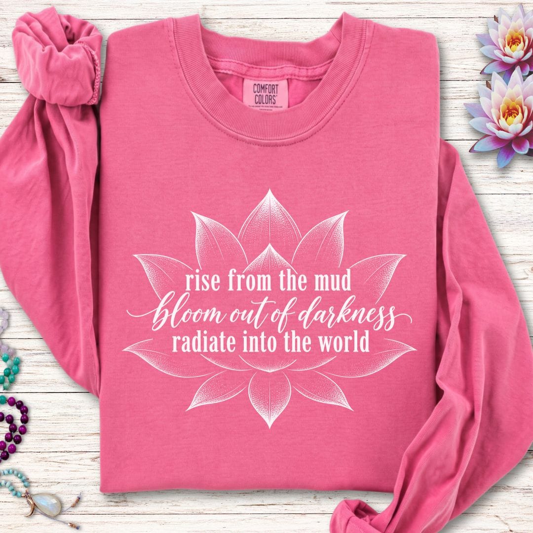 Rise Bloom Radiate Long Sleeve Tee Crunchberry