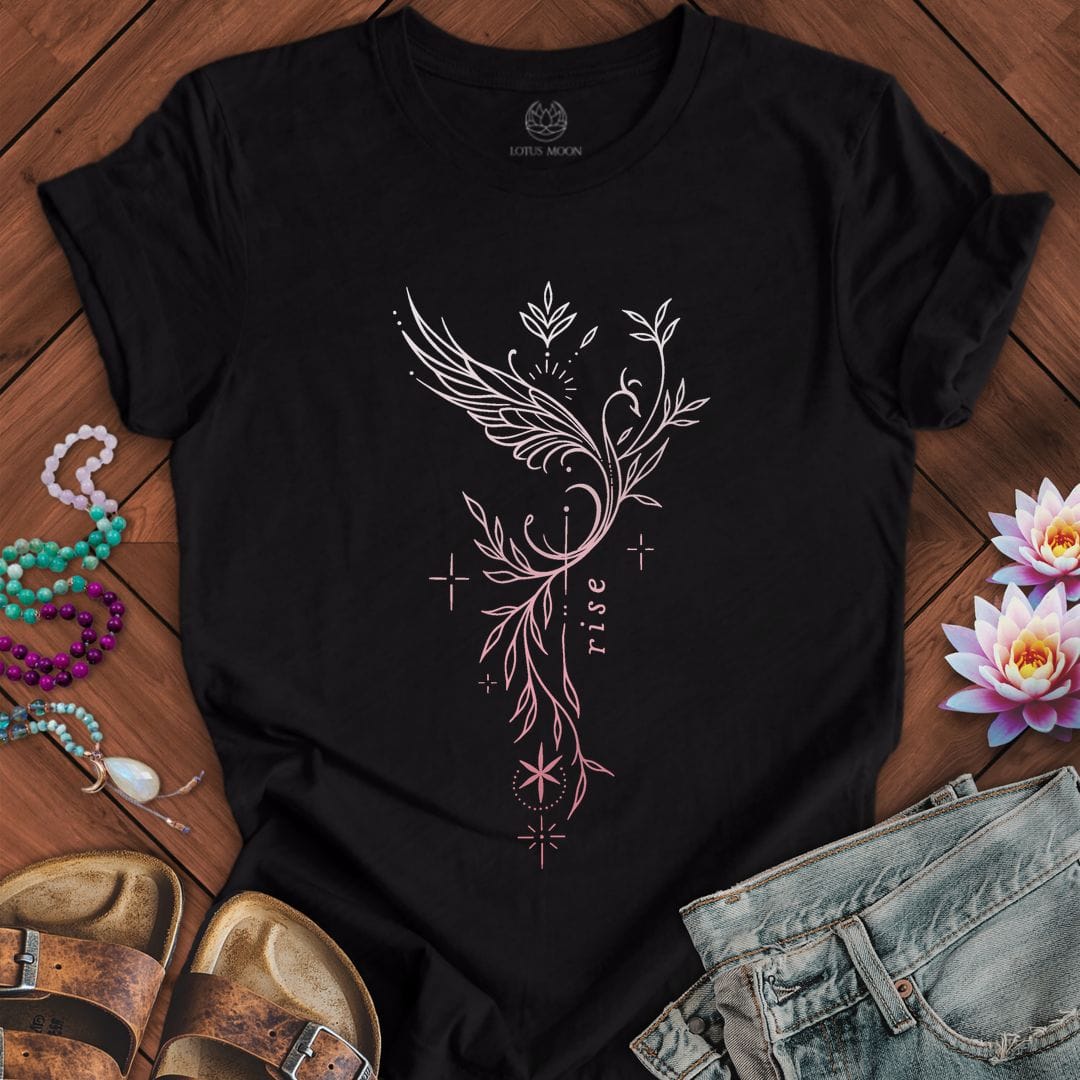 Rise Phoenix Tee Black