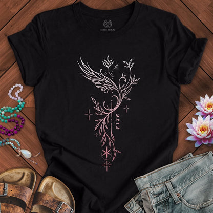 Rise Phoenix Tee Black