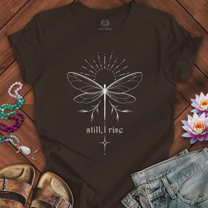 Rising Dragonfly Tee Brown