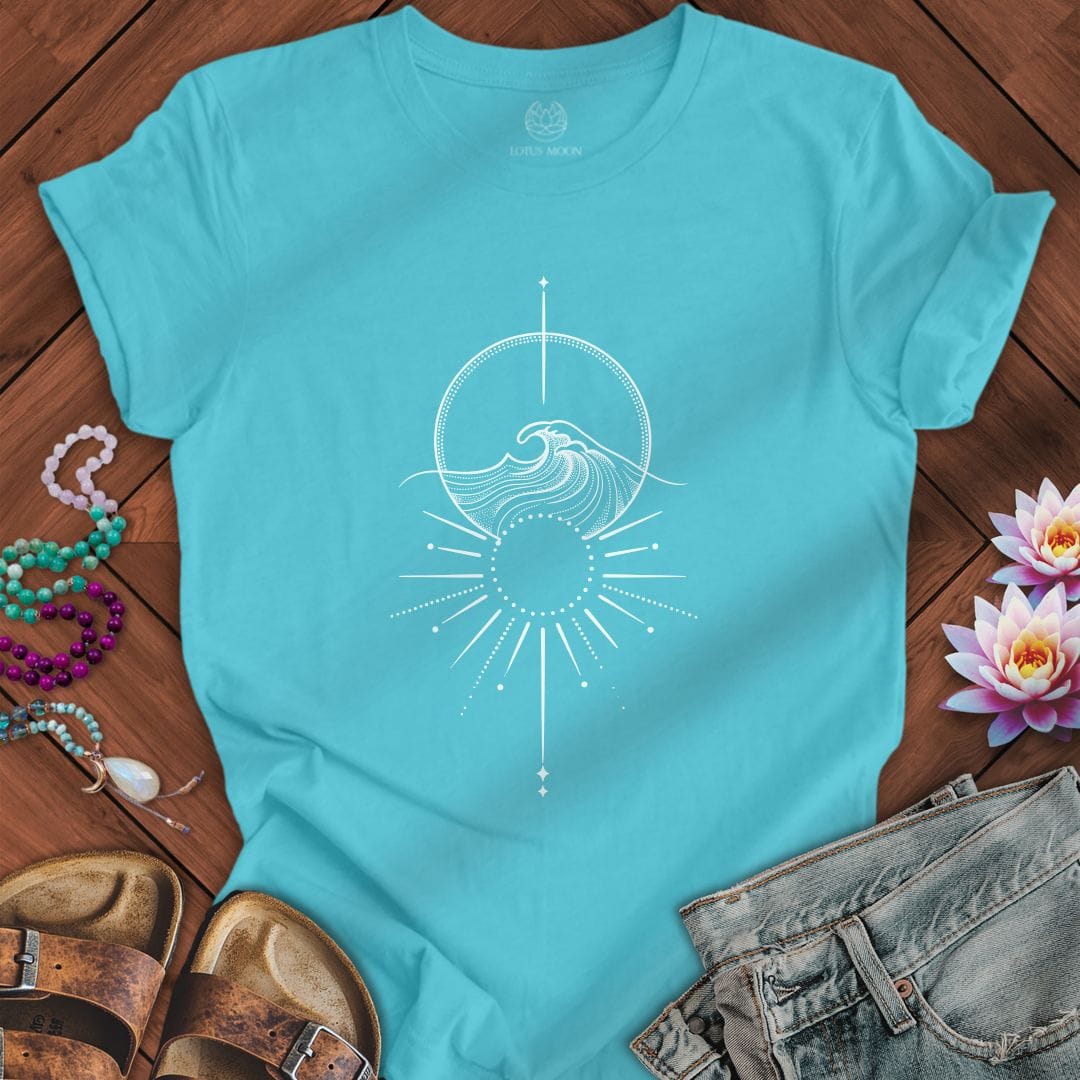 Printify T-Shirt Rising Tide Tee Turquoise / S