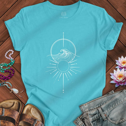 Printify T-Shirt Rising Tide Tee Turquoise / S