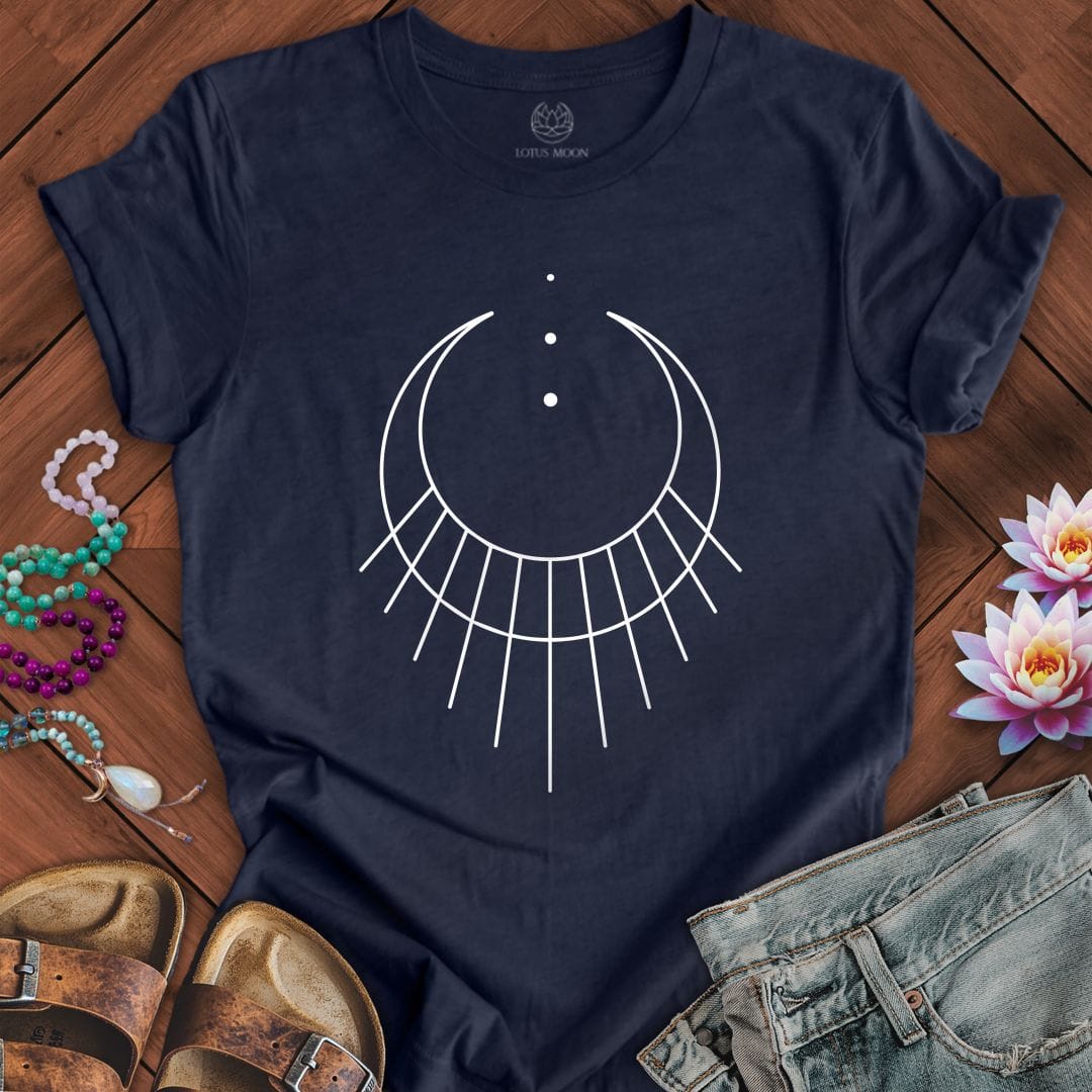 Rising Woman Tee Heather Midnight Navy