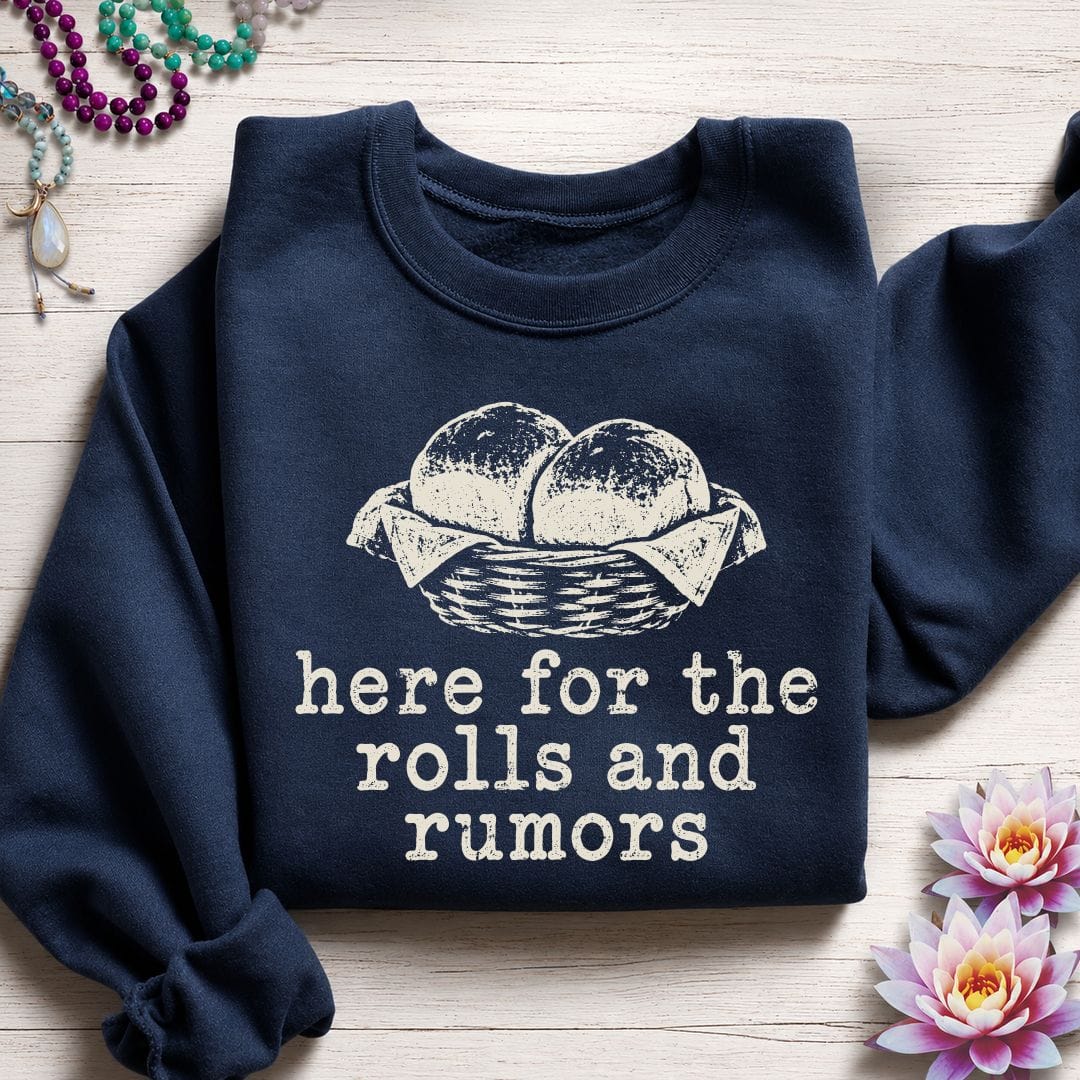 Printify Sweatshirt Rolls And Rumors Sweatshirt Navy / S