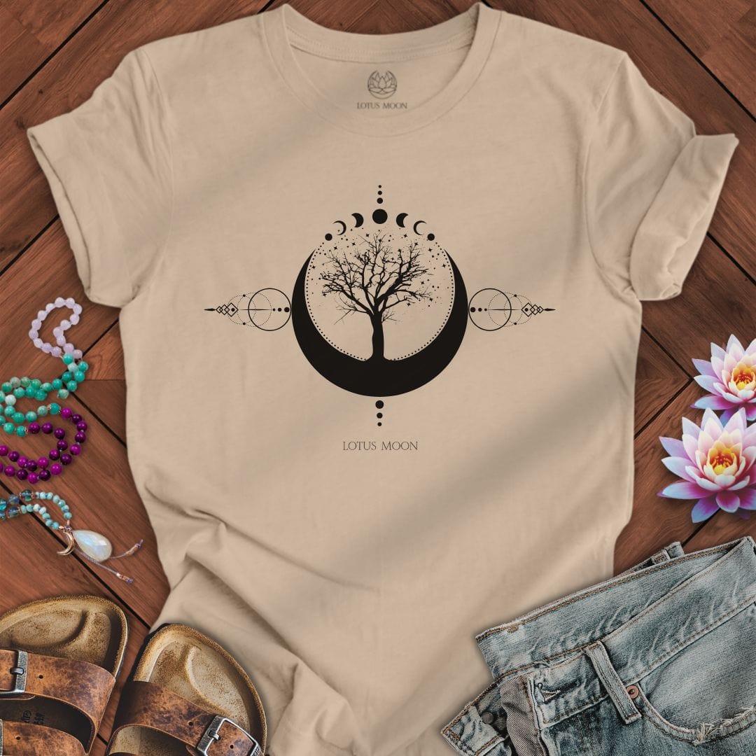Sacred Tree of Life Tee Tan