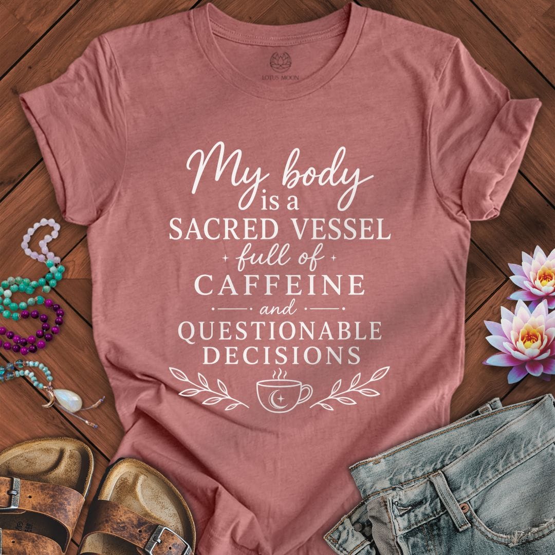 Printify T-Shirt Sacred Vessel Tee Heather Mauve / S