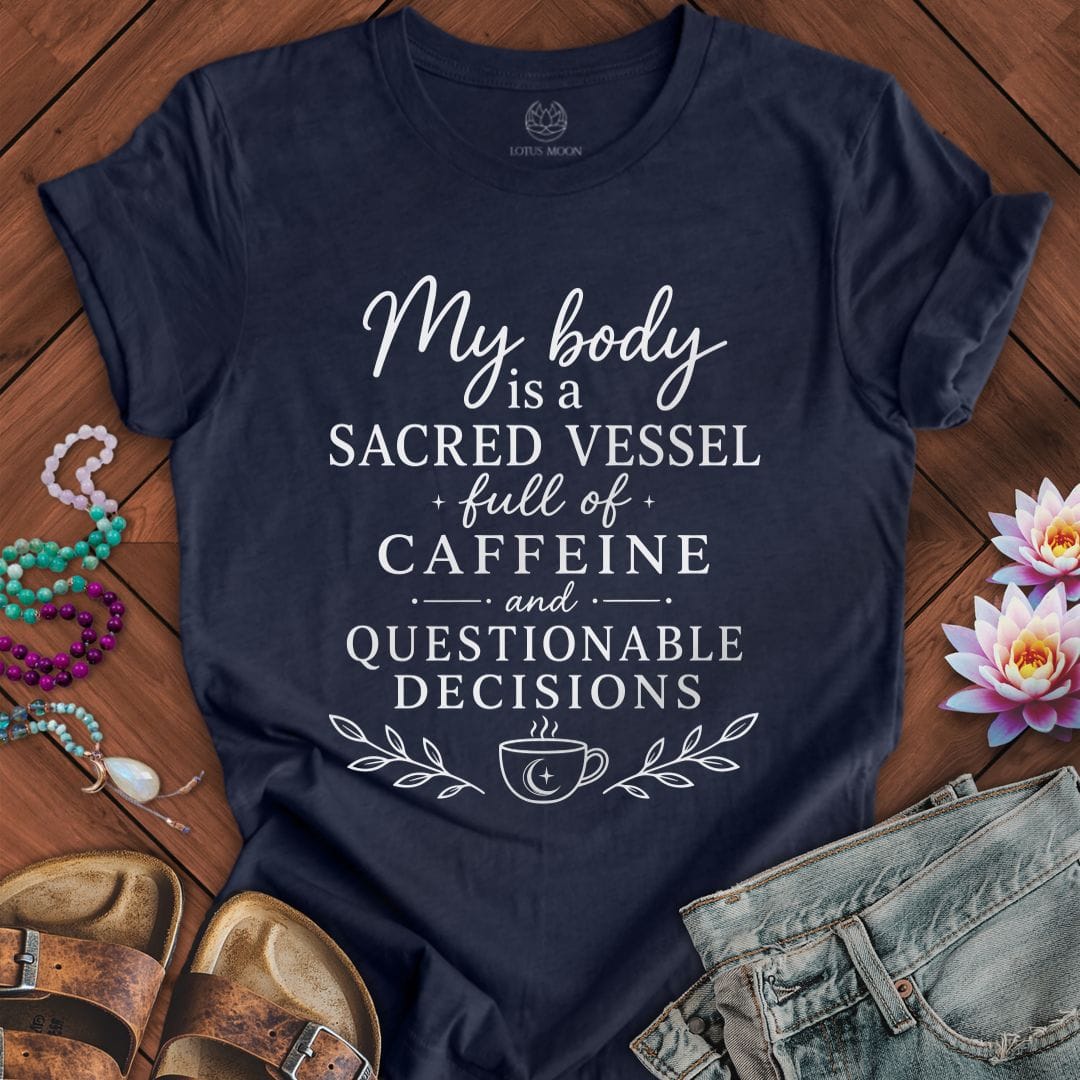 Printify T-Shirt Sacred Vessel Tee Heather Midnight Navy / S