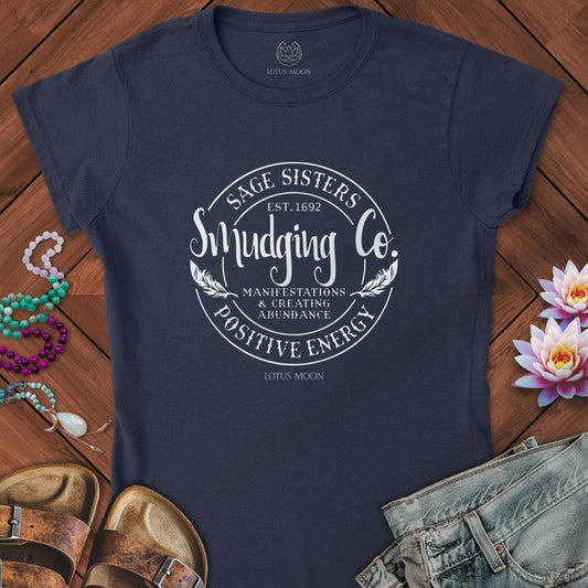 Sage Sisters Fitted Tee Navy