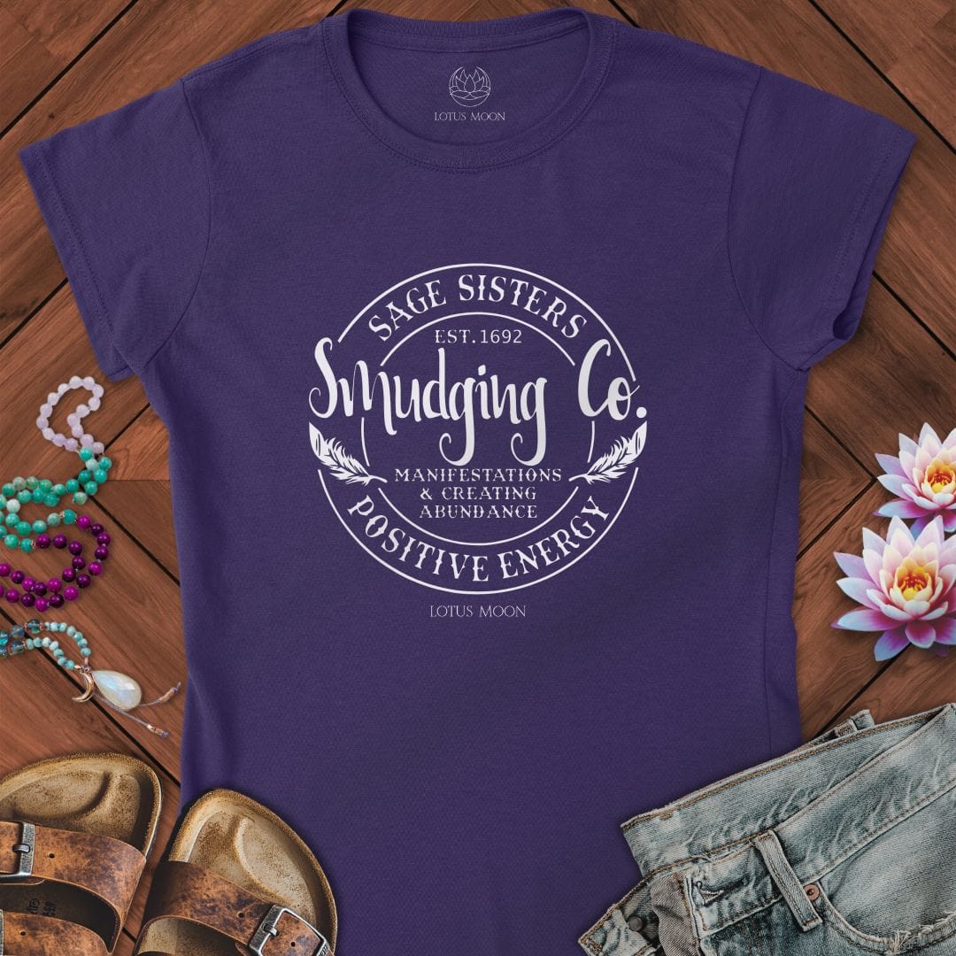 Sage Sisters Fitted Tee Purple