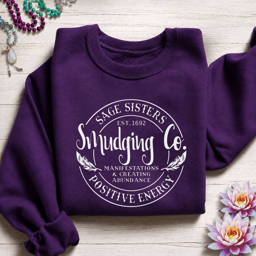 Printify Sweatshirt Sage Sisters Sweatshirt Purple / S