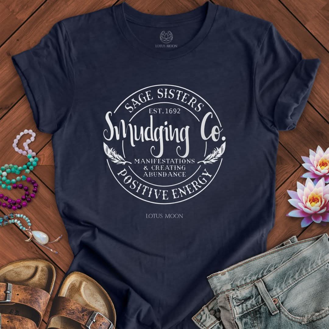 Sage Sisters Tee Heather Midnight Navy