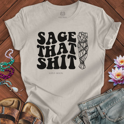 Sage That Sh*t Tee Heather Dust