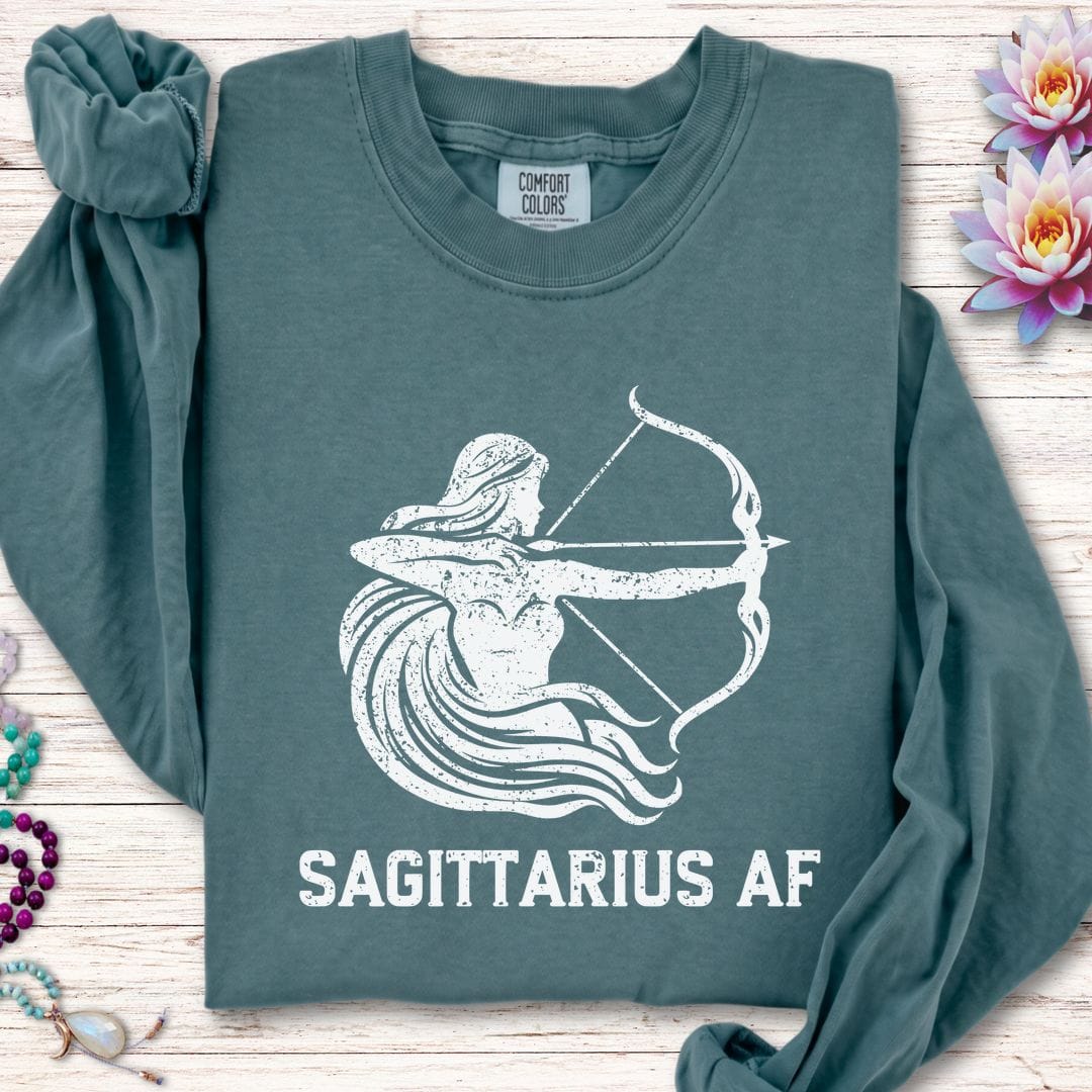 Sagittarius AF Long Sleeve Tee Blue Spruce