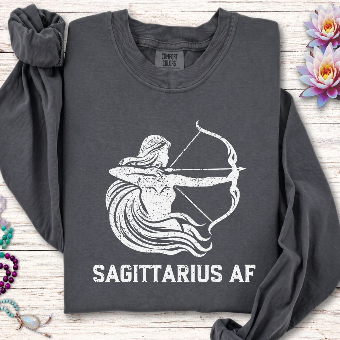 Sagittarius AF Long Sleeve Tee Pepper