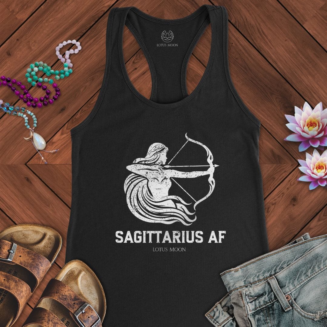 Sagittarius AF Tank Solid Black
