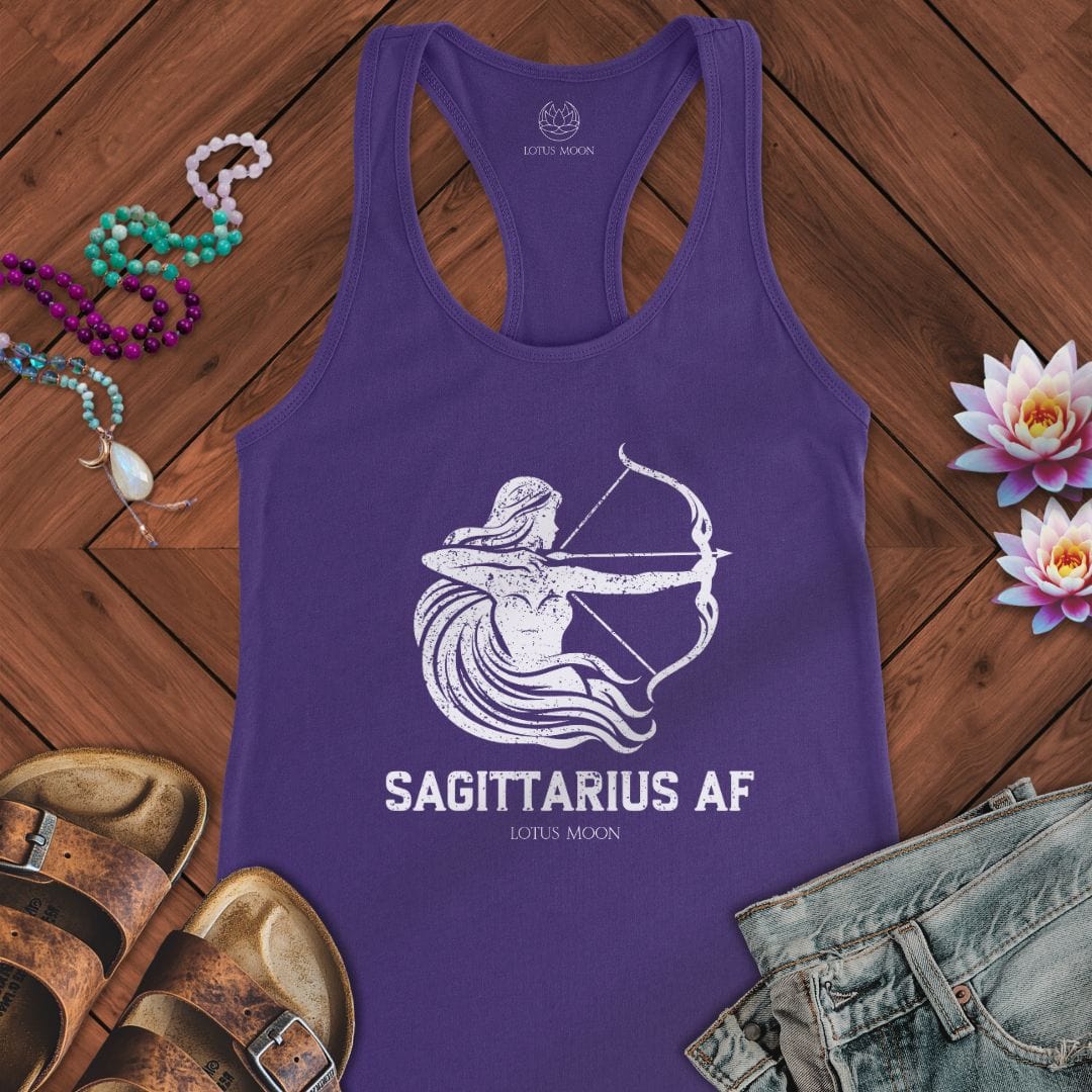 Sagittarius AF Tank Solid Purple Rush