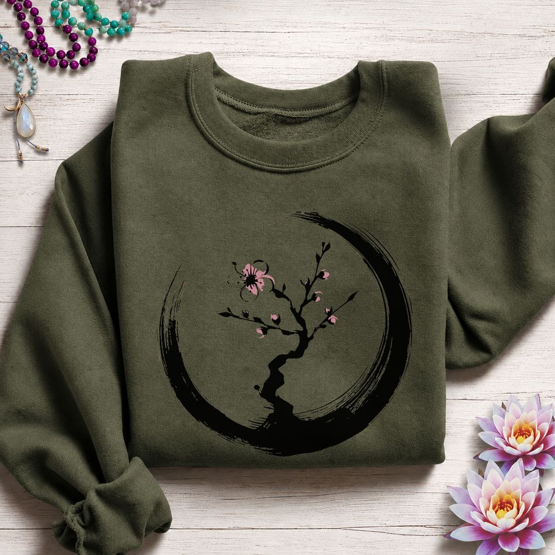 Sakura Enso Sweatshirt Military Green