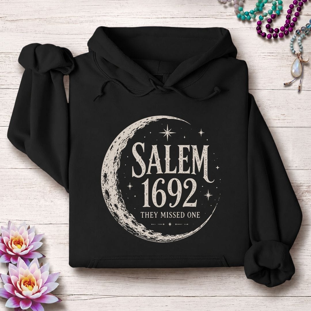 Printify Hoodie Salem 1692 Hoodie Black / S