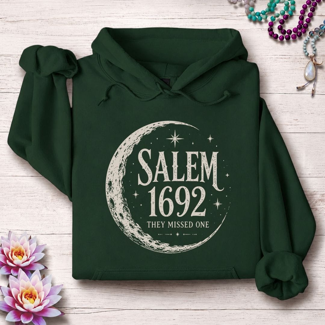 Printify Hoodie Salem 1692 Hoodie Forest Green / S