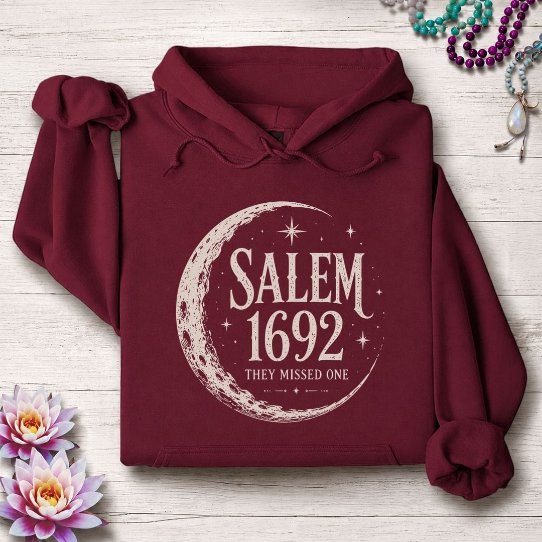 Printify Hoodie Salem 1692 Hoodie Maroon / S