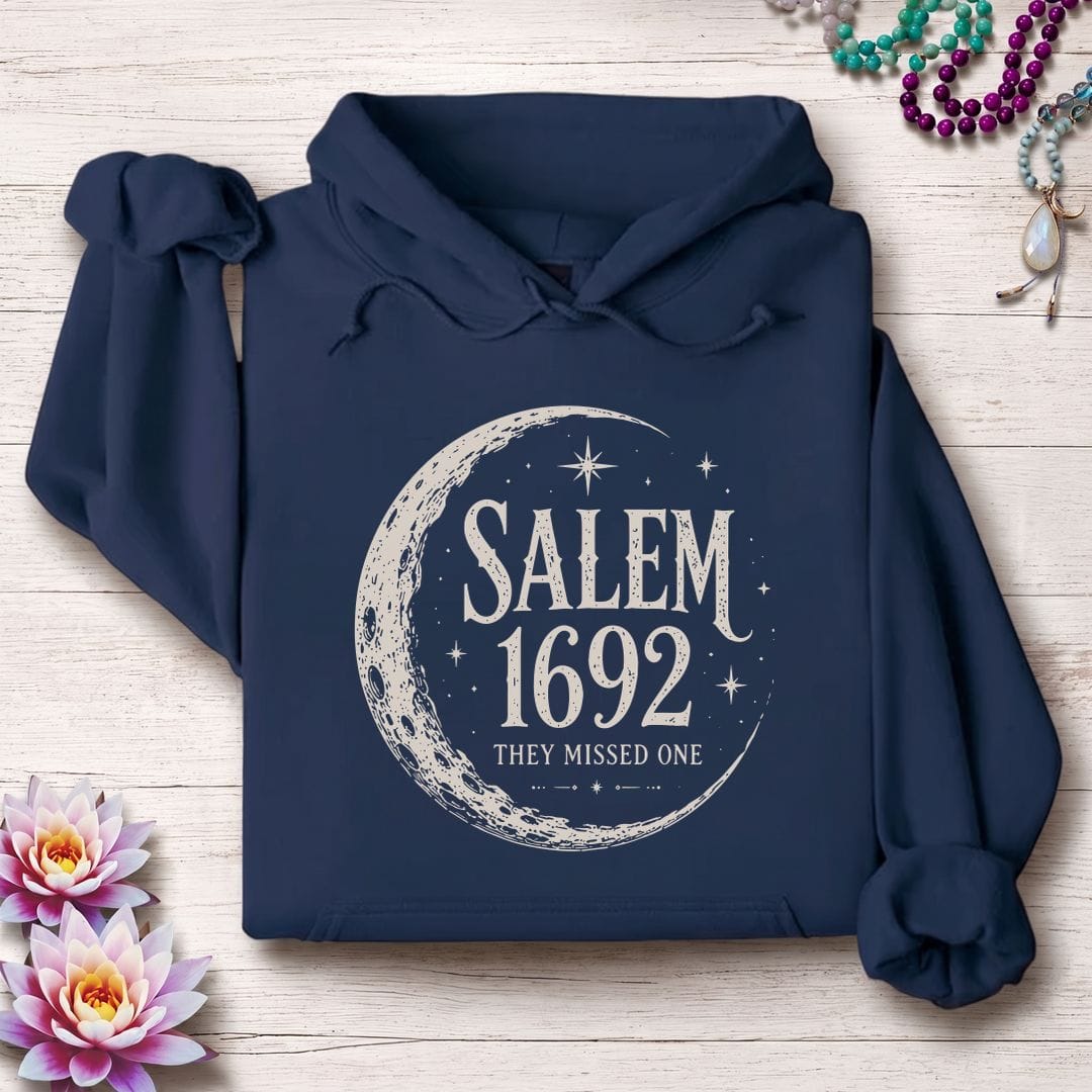Printify Hoodie Salem 1692 Hoodie Navy / S