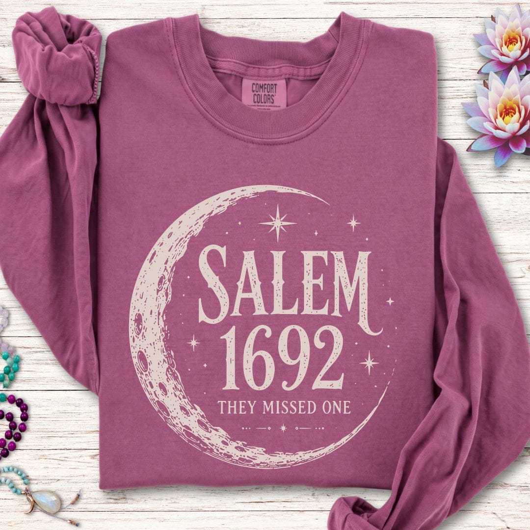 Salem 1692 Long Sleeve Tee Berry