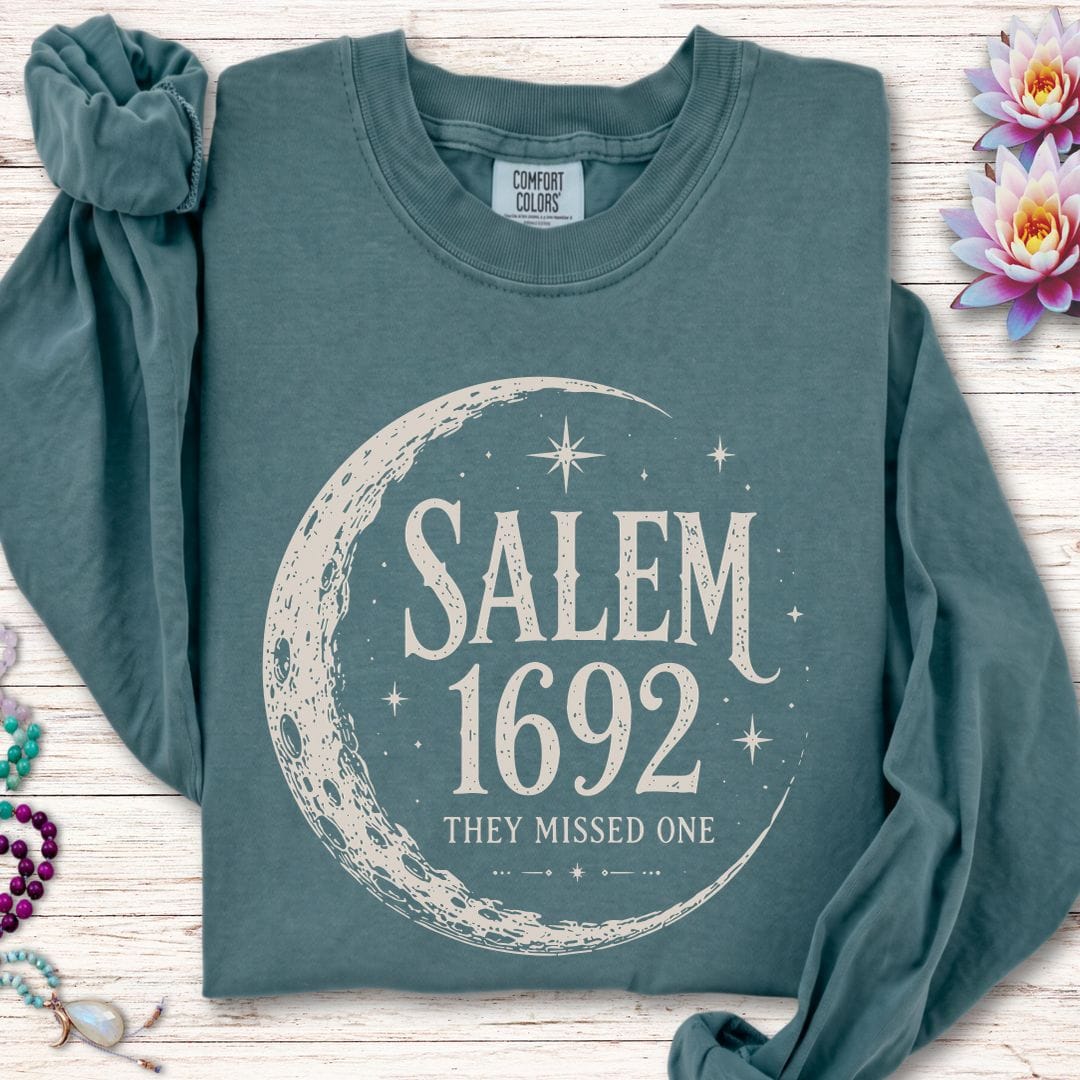 Salem 1692 Long Sleeve Tee Blue Spruce
