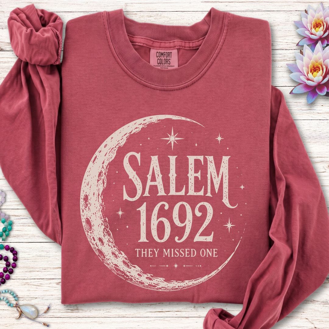 Salem 1692 Long Sleeve Tee Crimson