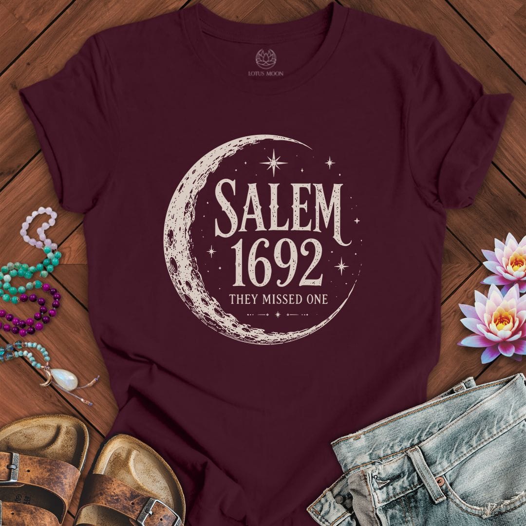 Salem 1692 Tee Maroon