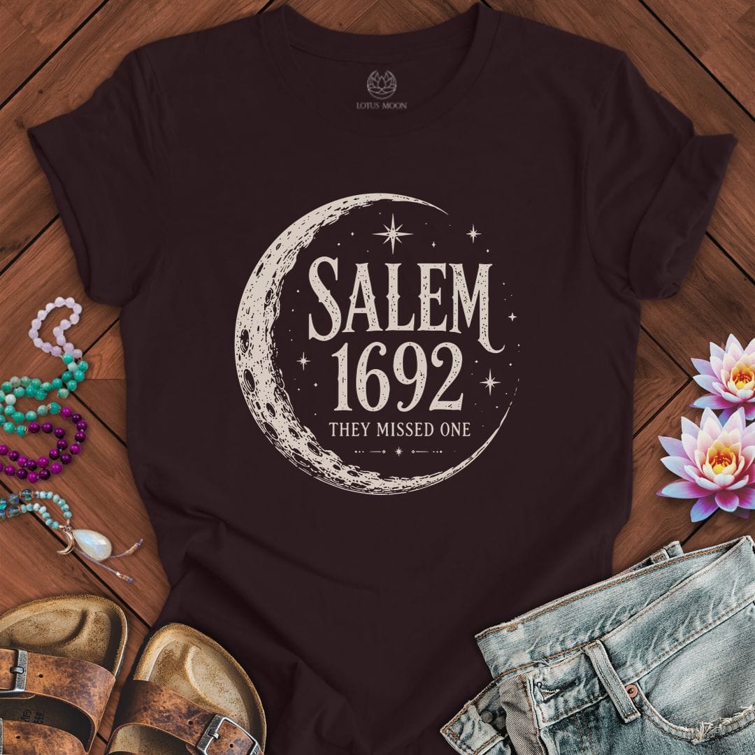 Salem 1692 Tee Oxblood Black